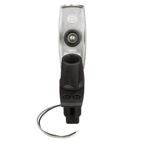 Attwood 910V2SS-7 LightArmor 910V Series Rectangle Plug-in Light Base - for All-Around Pole Light, 2-Pin, Black Stainless Cover