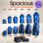 Earth Pak Waterproof Dry Bag - Roll Top Waterproof Backpack Sack Keeps Gear Dry For Kayaking, Beach, Rafting, Boating, Hiking, C
