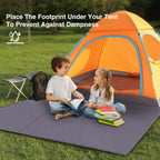 Redcamp Waterproof Camping Tent Tarp - 83'' X83'', 4 In 1 Multifunctional Tent Footprint For Camping, Hiking And Survival Gear,