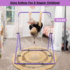 Yeego Direct Gymnastics Bar With Rings,Gymnastics Bar For Kids Ages 3-12,Foldable Gymnastics Bar,Kids Gymnastics Bar Expandable