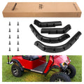 10L0L Golf Cart Standard Fender Flares Front And Rear For Ezgo Txt 1998-2013 Gas/Electric Golf Carts With Metal Hardware (Set Of