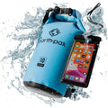 Earth Pak Waterproof Dry Bag - Roll Top Waterproof Backpack Sack Keeps Gear Dry for Kayak with Waterproof Phone Case