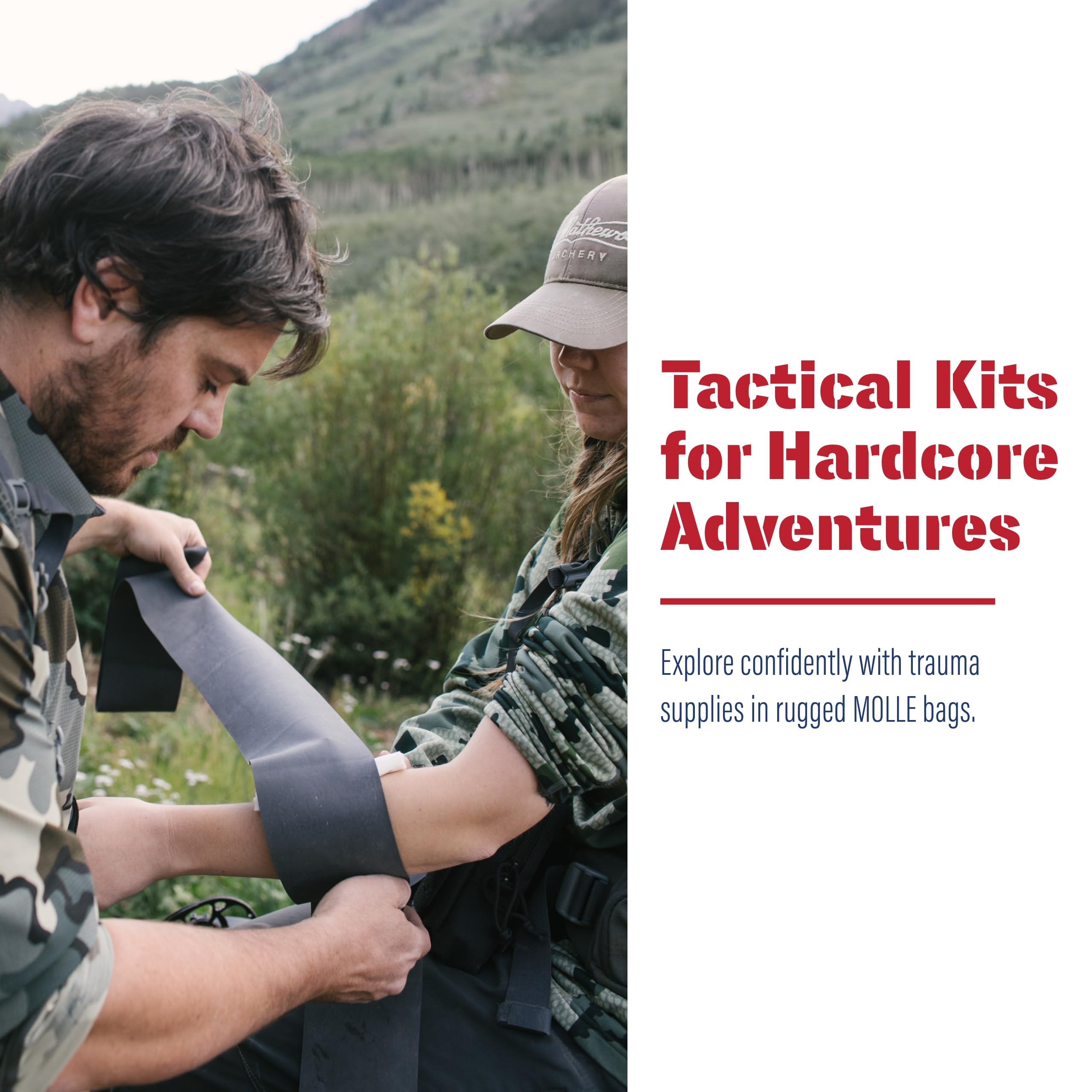Molle Bag Trauma Kit 0.5 (Camo Bag)