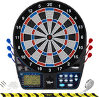 Viper 787 Electronic Dartboard, Ultra Thin Spider For Increased Scoring Area, Free Floating Segments, Locking Segment Holes For