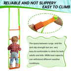 Boat Rope Ladder, 5 Step Heavy Duty Climbing Boat Ladder For Inflatable Boats, Fishing Boats, Sailboats, Kayaks, Tree Houses, An