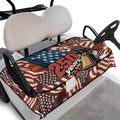 Knextrepoy 250 Years Golf Cart Seat Covers Eagle American Flag Seat Towel Blanket with Pockets Fit Club Car and More 2 Seater Go