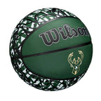 Wilson Nba Team Graffiti Basketball - Milwaukee Bucks, Size 7-29.5''