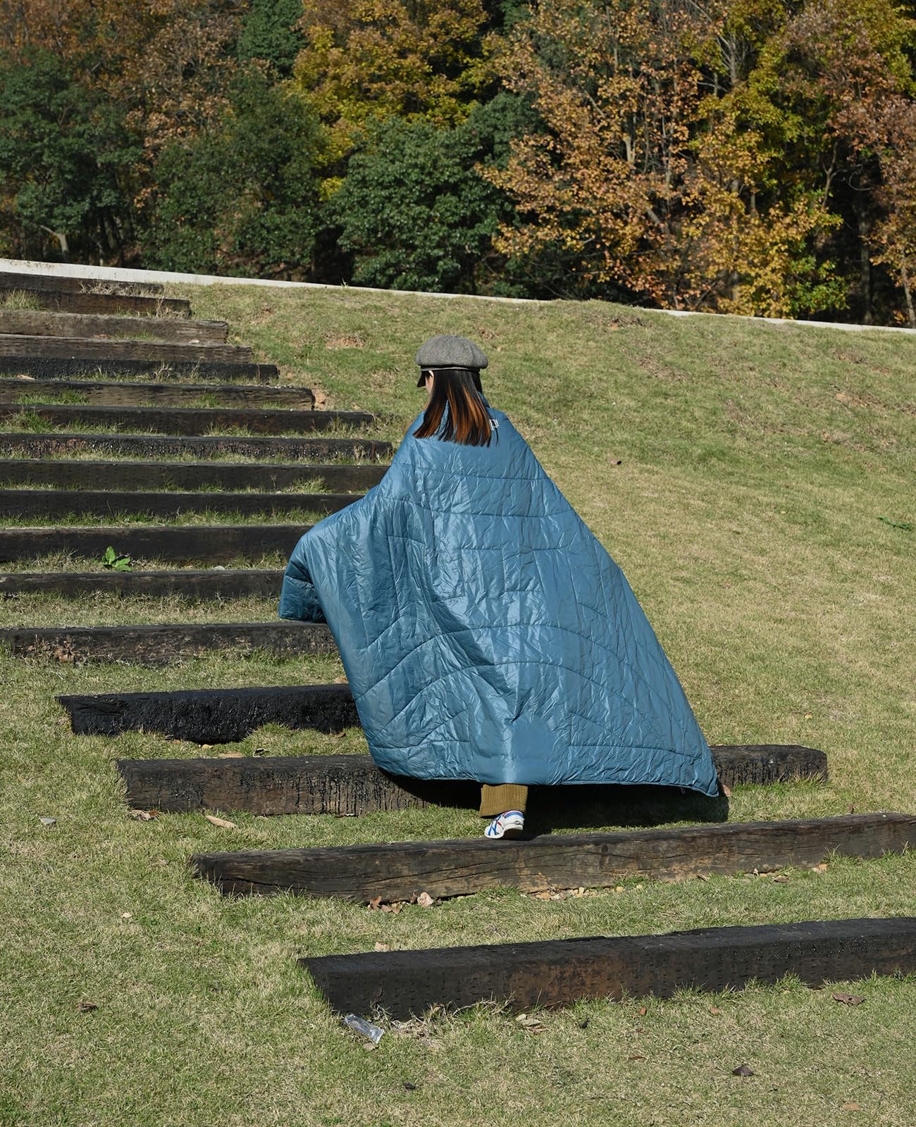 Iclimb 3M Thinsulate Insulation Warm Camping Blanket Ultralight Compact (Blue)