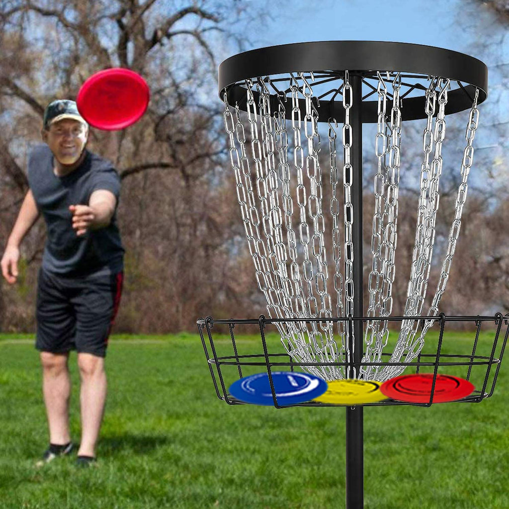 Disc Golf Set - Driver, Mid-Range And Putter Discs With Disc Golf Bag For Outdoor And Backyard, Comfortable Plastic, 6 Pack