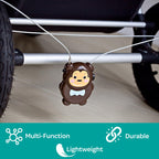 Buggygear Stroller Lock - Anti-Theft Retractable Combination Chain Cable Locks, Thin, Lightweight Safety Padlock For Essentials