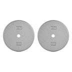 CAP Barbell Cast Iron Standard 1-Inch Weight Plate Set - Barbell Weights for Home Gym, Strength Training, and Weightlifting, 25 