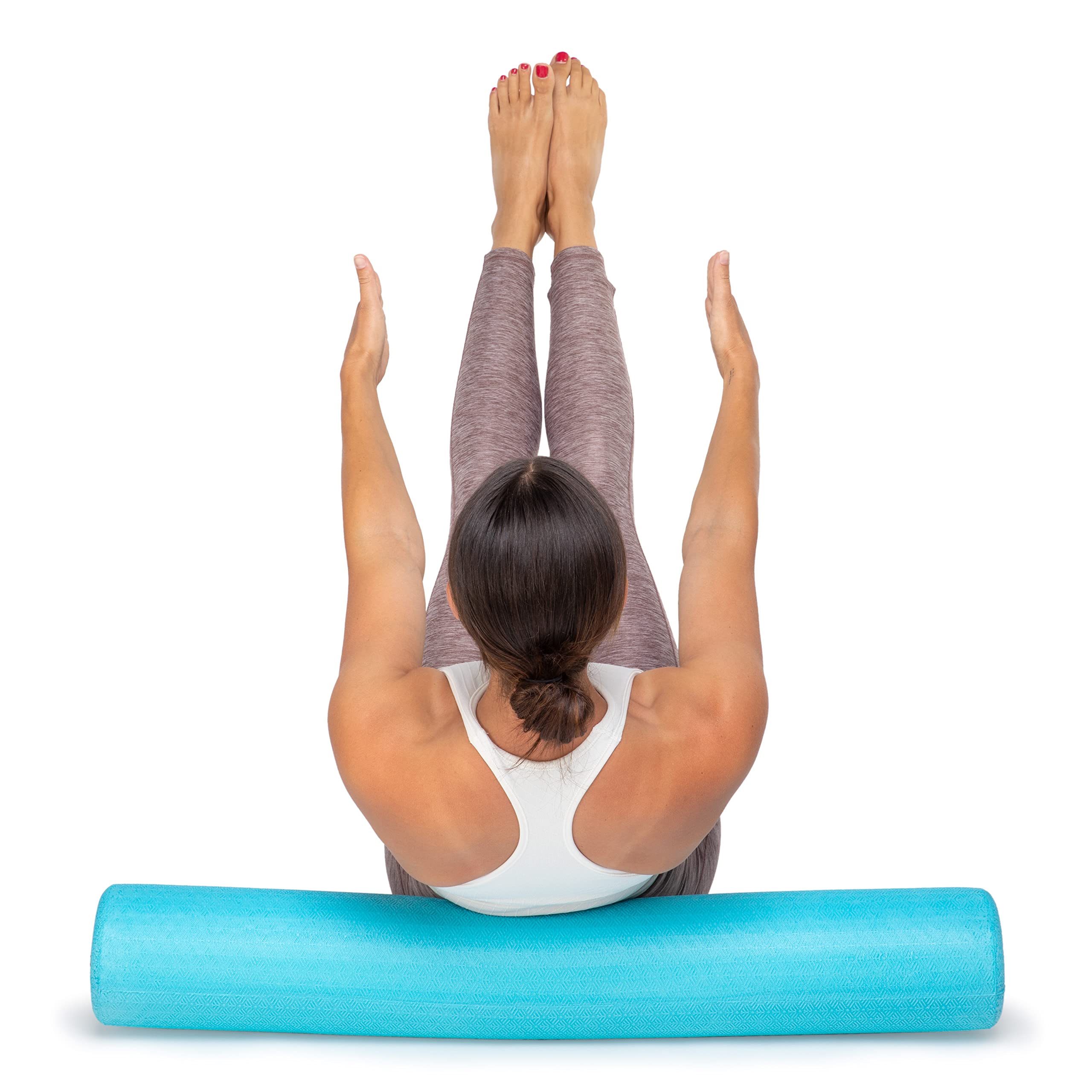 Pro-Roller Super Soft - Optp Foam Roller 36 Inch X 6 Inch - Super Soft Density - Light Blue Low Density Foam Roller For Physical