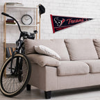Rico Industries Nfl Football Houston Texans Classic 12'' X 30'' Felt Wall D  Cor Pennant - Great For Home/Bed Room/Man Cave D  C
