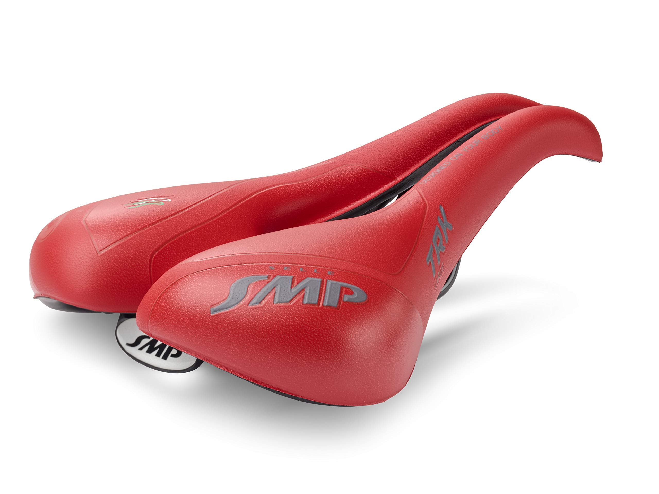 Selle Smp Trk Saddle, Red, Large