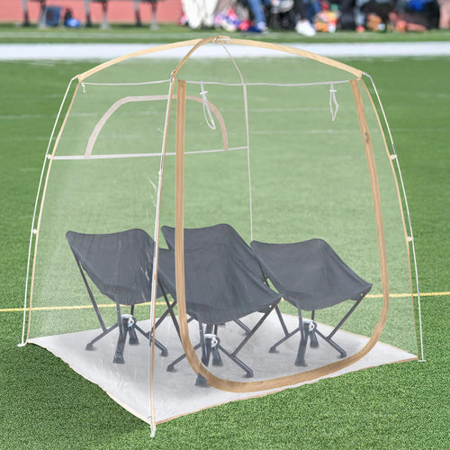 All Weather Proof Pod Sports Pod,540View Weather Tent,2-4 Person Instant Tent with Sealed Floor,Outdoor Screen House with Carryi