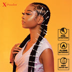 Sensationnel X-Pression Prestretched Braiding Hair - Kanekalon Flame Retardant Smooth Yaki Braid Hair Extension 3X 58 Inch (1 Pa