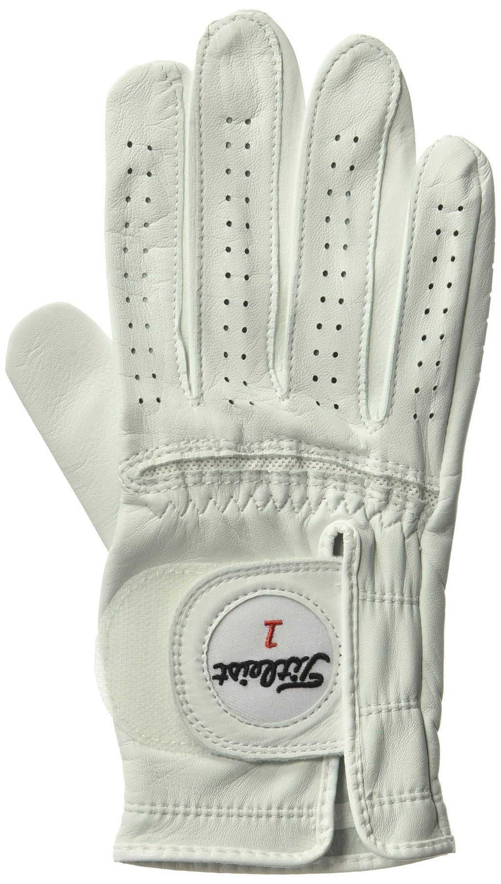 Titleist Perma Soft Golf Glove Mens Reg Lh Pearl, White(Medium - Large, Worn On Left Hand)