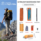 Naturehike Cloud Up 1 Person Tent Lightweight Backpacking Tent With Footprint - 3 Season Camping Hiking Waterproof Backpack 1 Ma