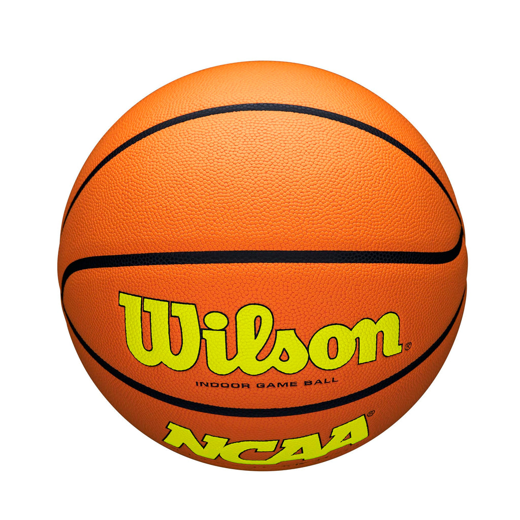Wilson Ncaa Evo Nxt Official Indoor Game Basketball - Optic Yellow/Orange, Size 6-28.5''