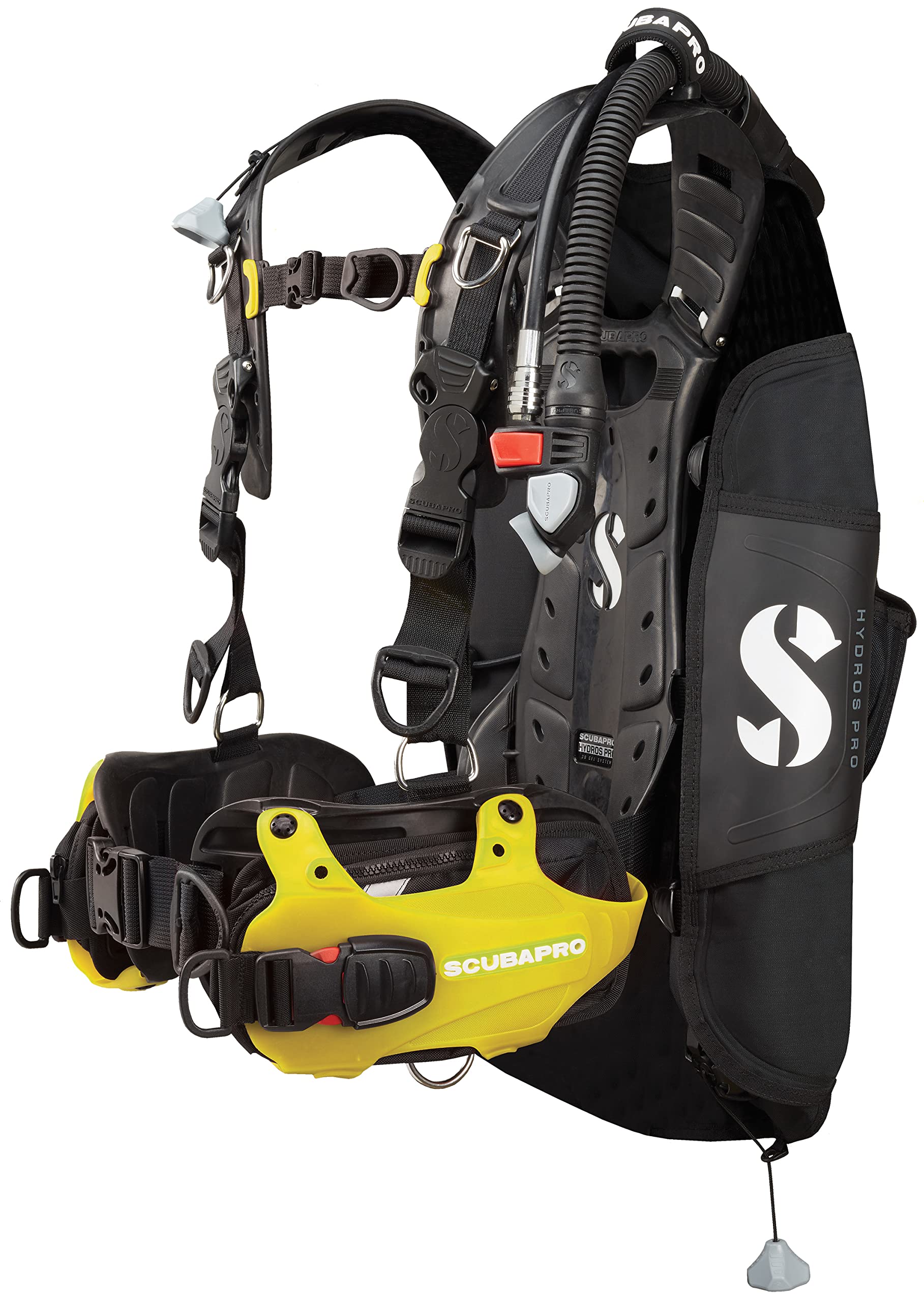 SCUBAPRO Hydros Pro Mens Diving BCD with Balanced Power Inflator-Yellow XL-2XL