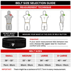 Rdx Weight Lifting Belt Powerlifting, Approved By Ipl And Uspa, 10Mm Thick 4 Leather Lumbar Back Support, Lever Buckle Equipment