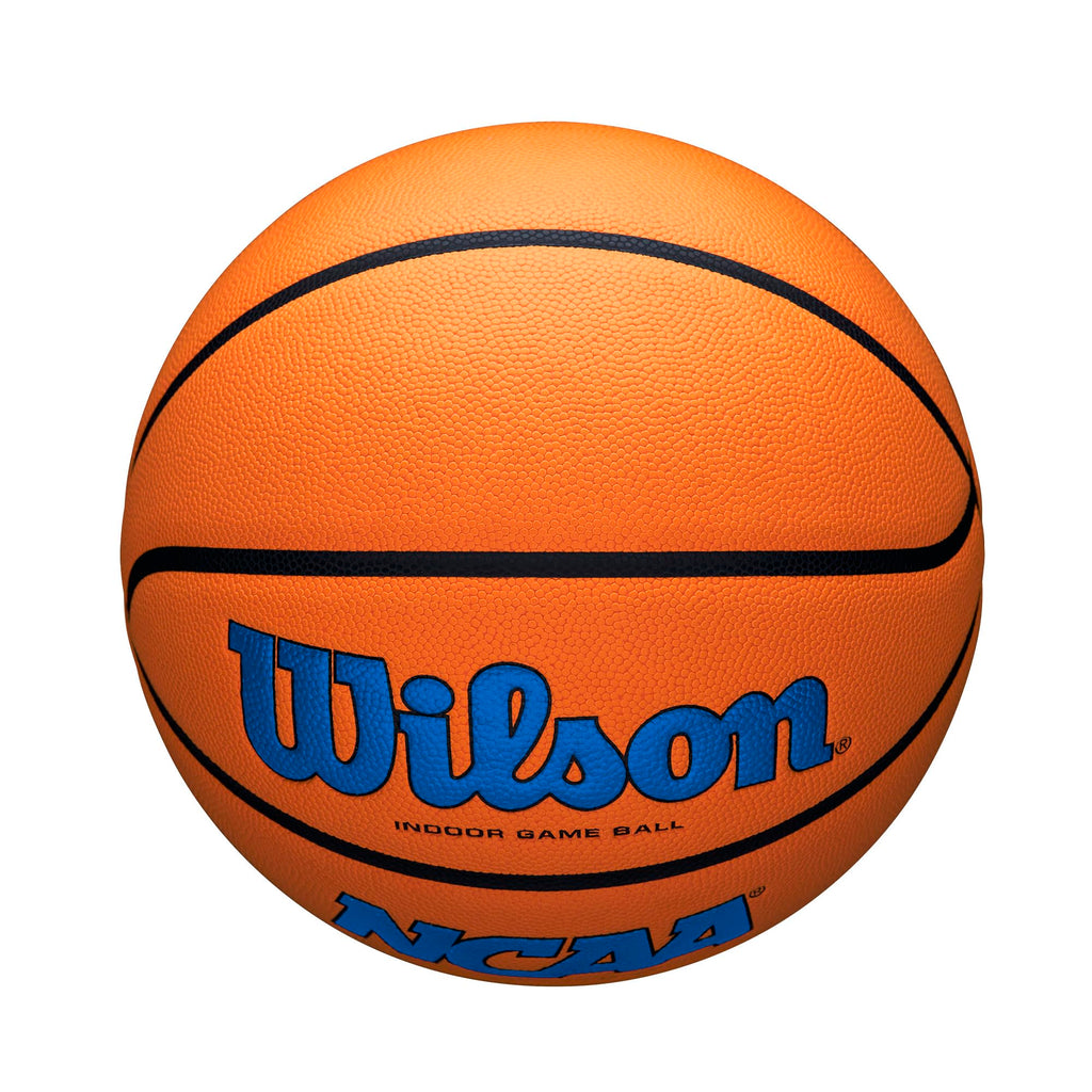Wilson Ncaa Evo Nxt Official Indoor Game Basketball - Royal/Orange, Size 6-28.5''