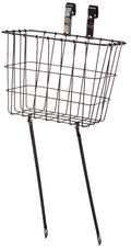 Wald 124 Front Bicycle Basket (11.75 x 8 x 9, Black)