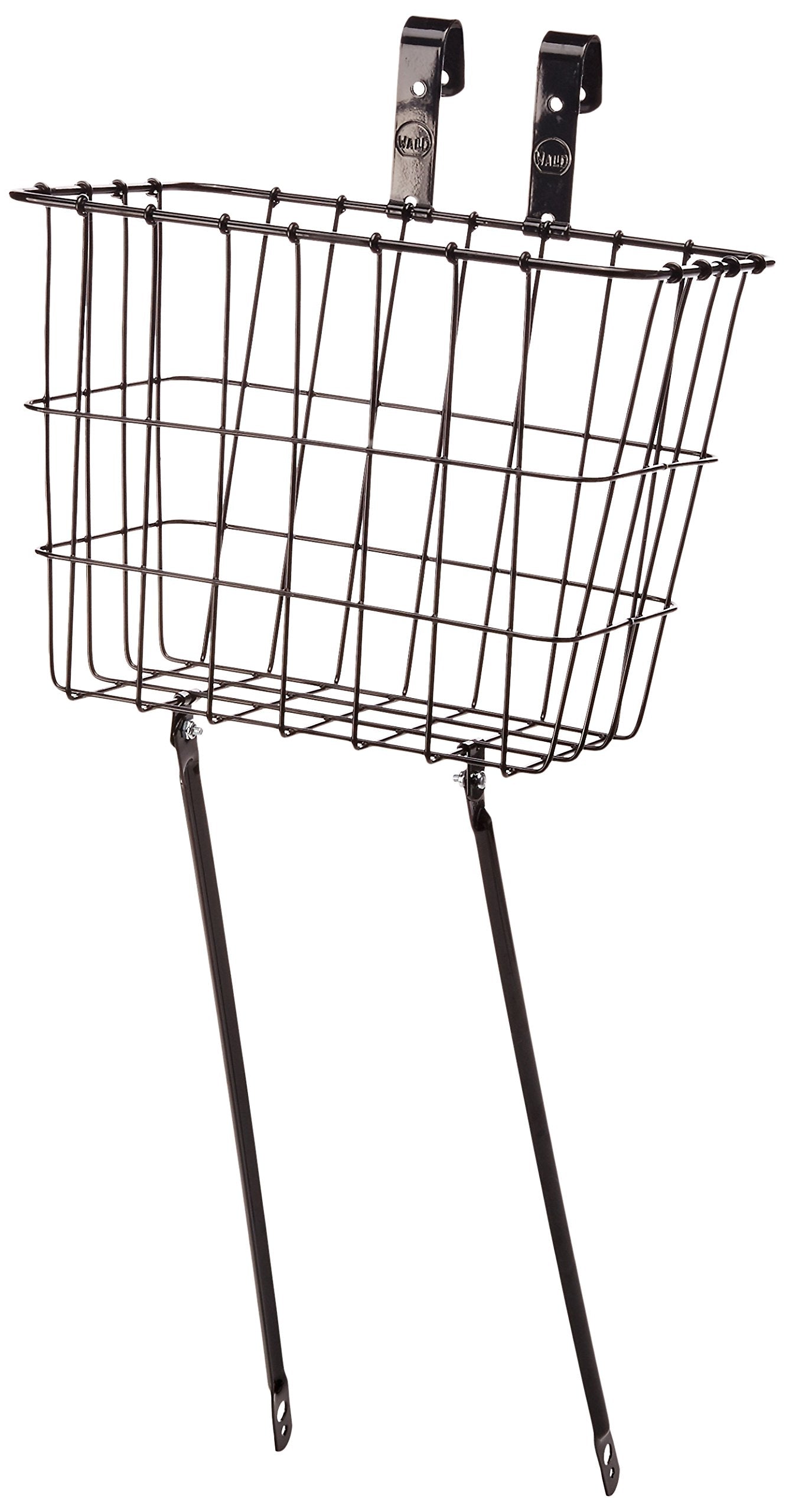 Wald 124 Front Bicycle Basket (11.75 x 8 x 9, Black)