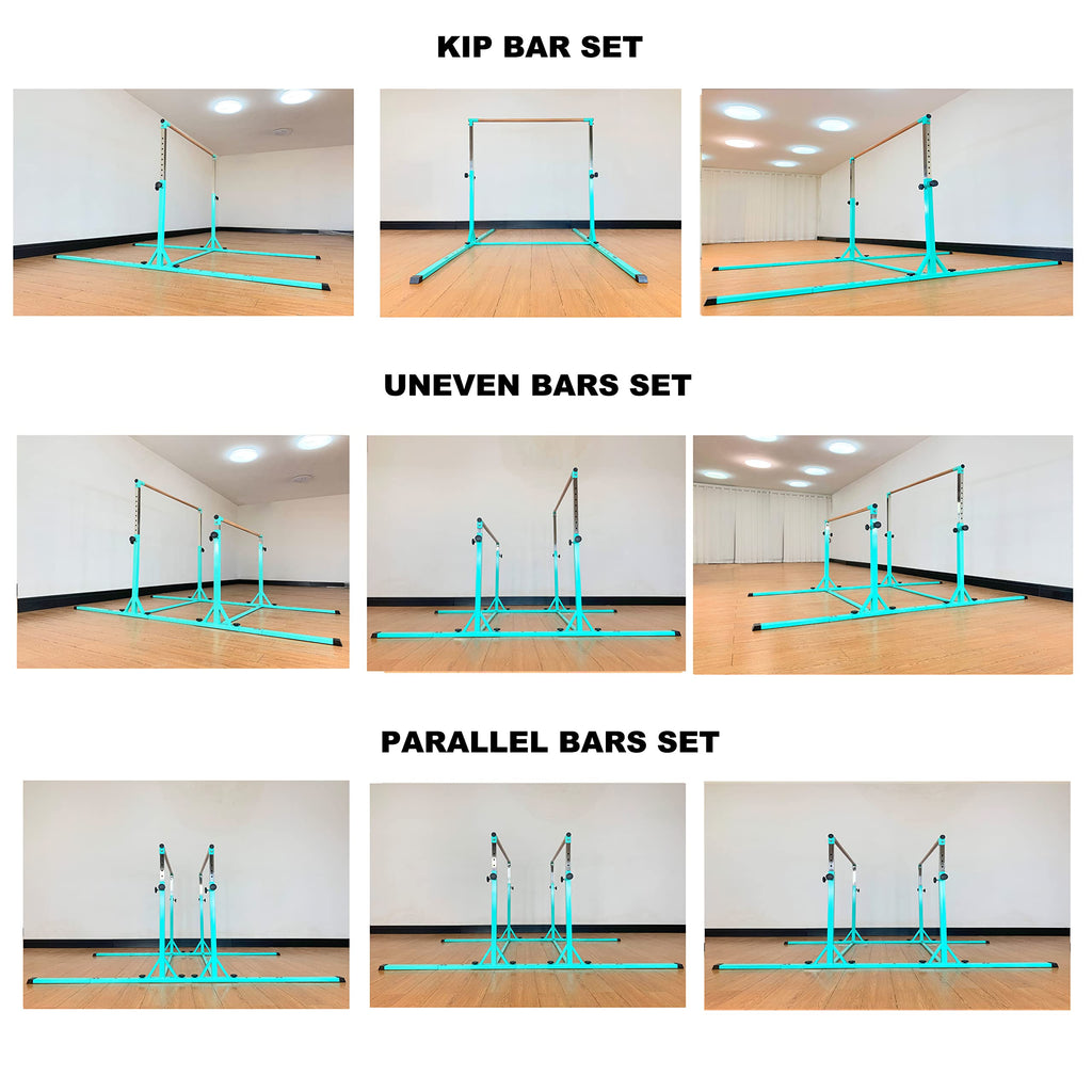 Marfula Gymnastics Double Horizontal Bars 3Play Gymnastic Parallel Bars Uneven Bars Gymnastics Training Bar With 304 Stainless S