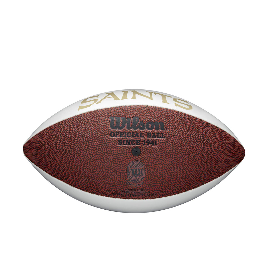 Wilson Nfl Live Signature Autograph Football - Official Size, New Orleans Saints