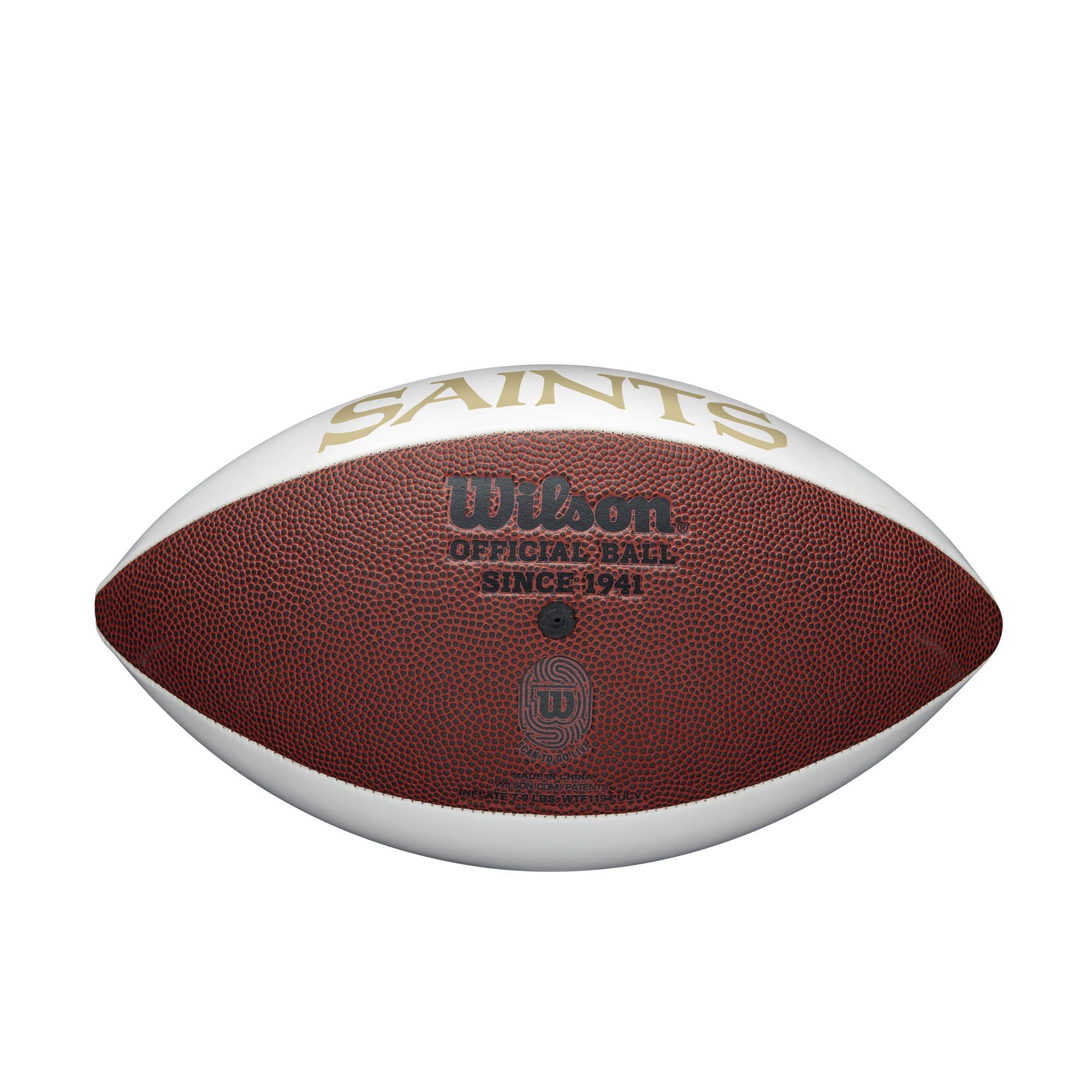 Wilson Nfl Live Signature Autograph Football - Official Size, New Orleans Saints