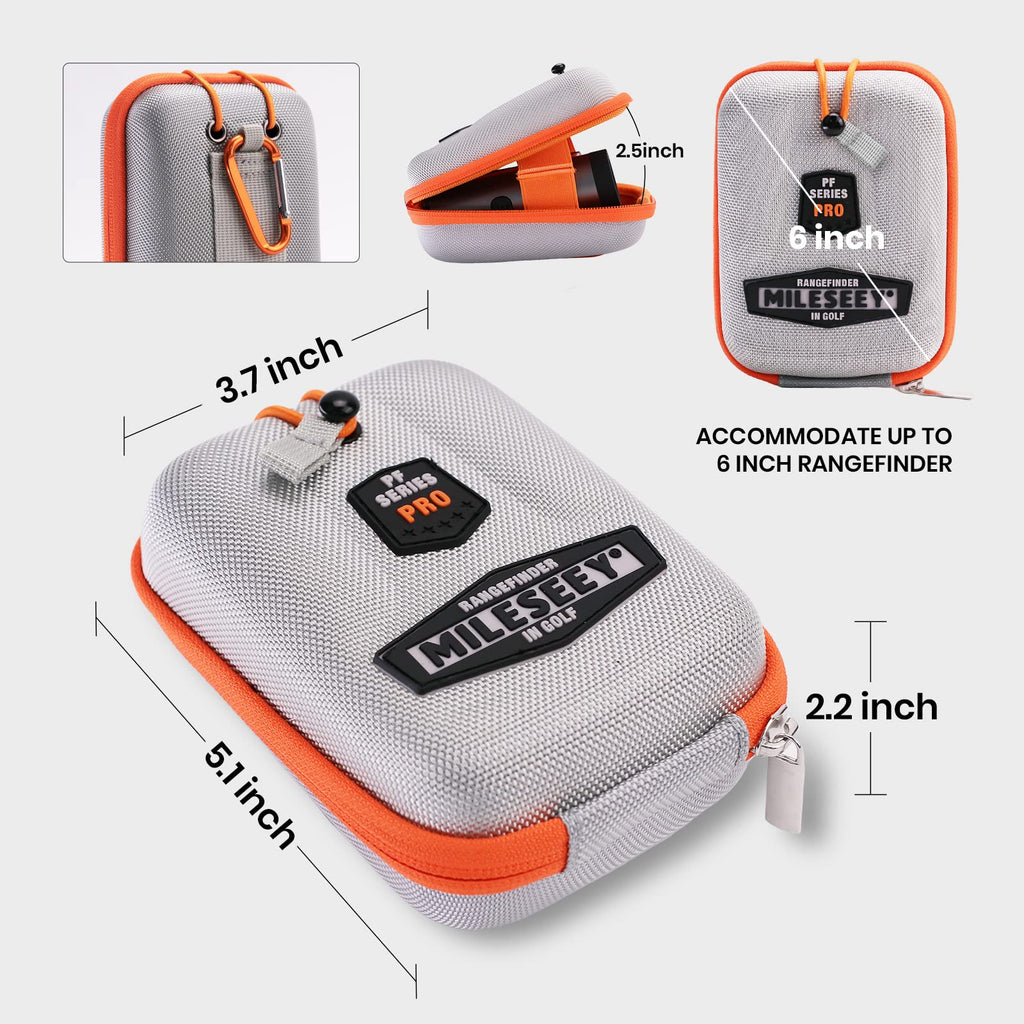 Mileseey Golf Rangefinder Case Hard Shell Case For Golf Range Finder Compatible With Bushnell, Callaway & Tectectec - Universal