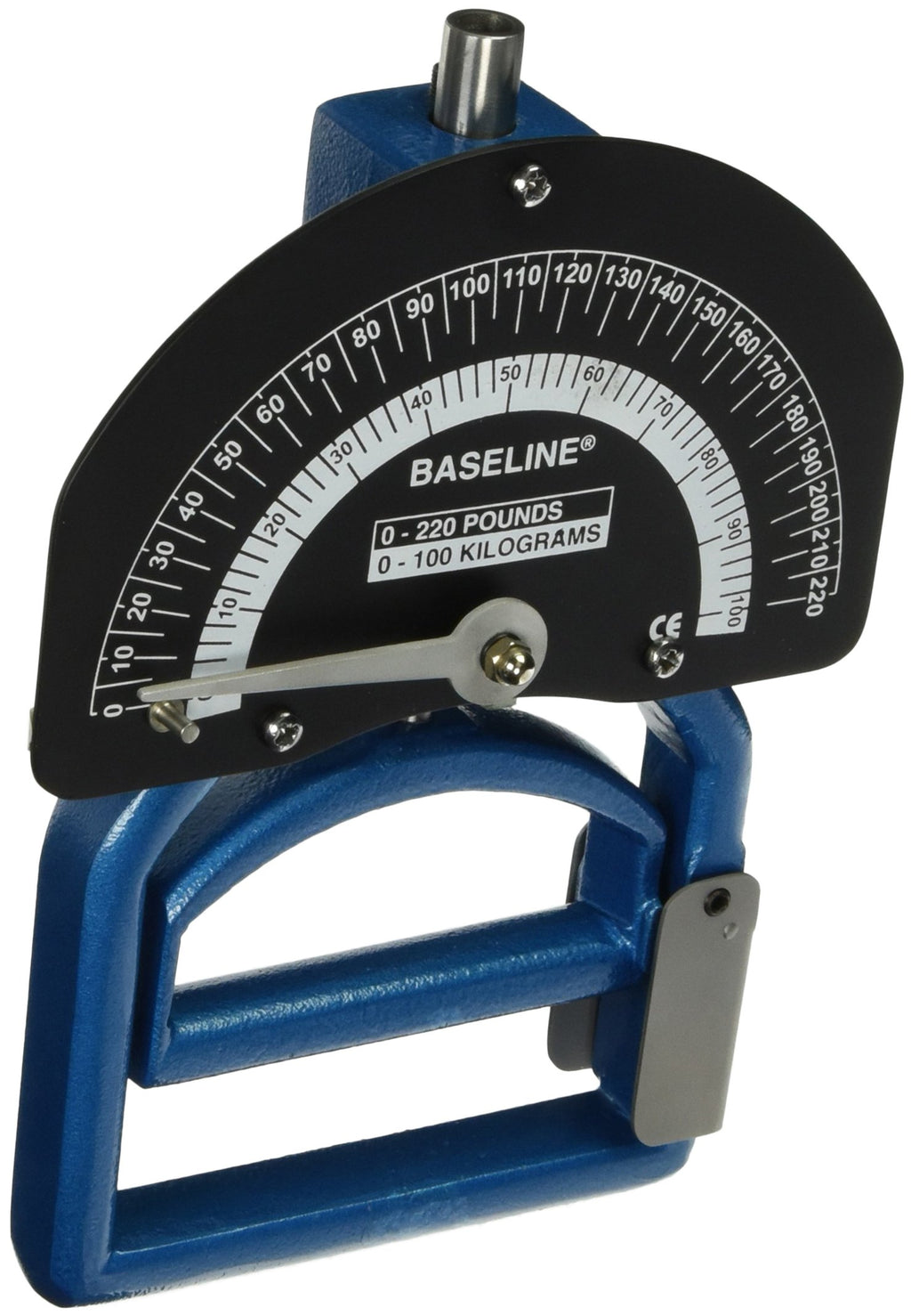 Baseline 12-0281 Smedley Spring Adjustable Handle Hand Dynamometer, 0 To 220 Lbs. Force Range