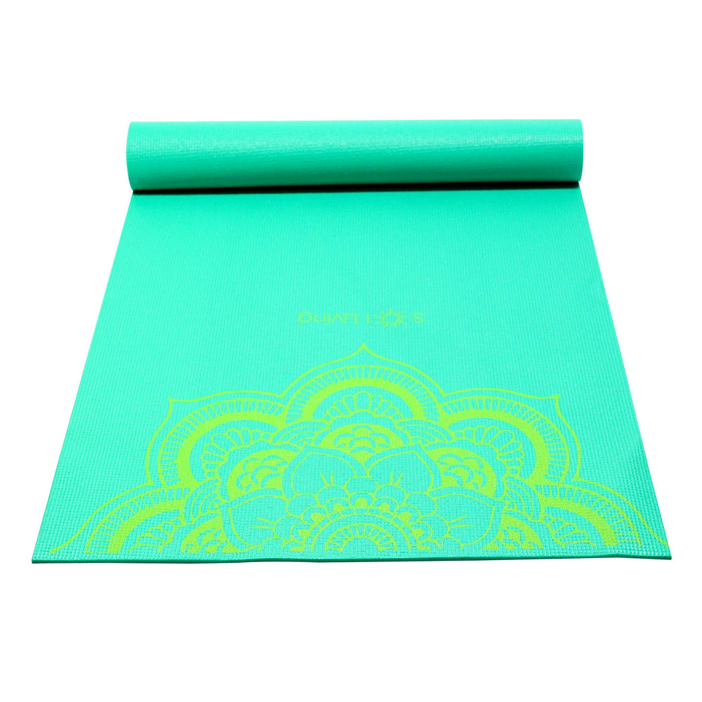 Sol Living Travel Yoga Mat - Natural Tree Rubber For Extra Grip - Non-Slip, Foldable, Eco-Friendly - Perfect For On-The-Go Yoga,