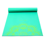 Sol Living Travel Yoga Mat - Natural Tree Rubber For Extra Grip - Non-Slip, Foldable, Eco-Friendly - Perfect For On-The-Go Yoga,