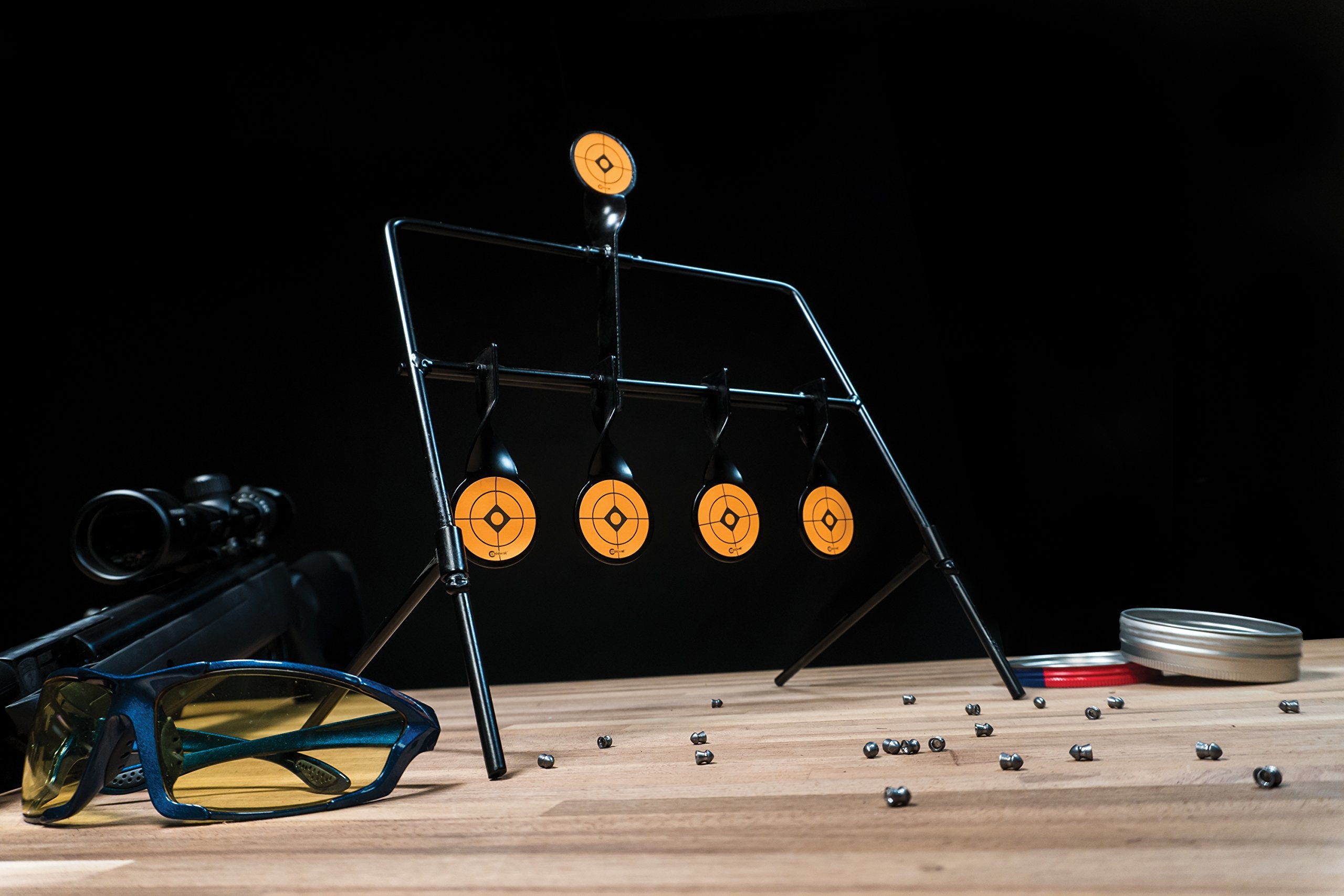 Caldwell Rimfire Resetting Target With Portable Design And Shooting Spots For Outdoor, Range, Shooting And Hunting