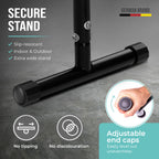 Pullup & Dip Fitness Parallettes, Medium Parallette Bars For Calisthenics & Gymnastics, Handstand Bars With Extra Wide Handle &