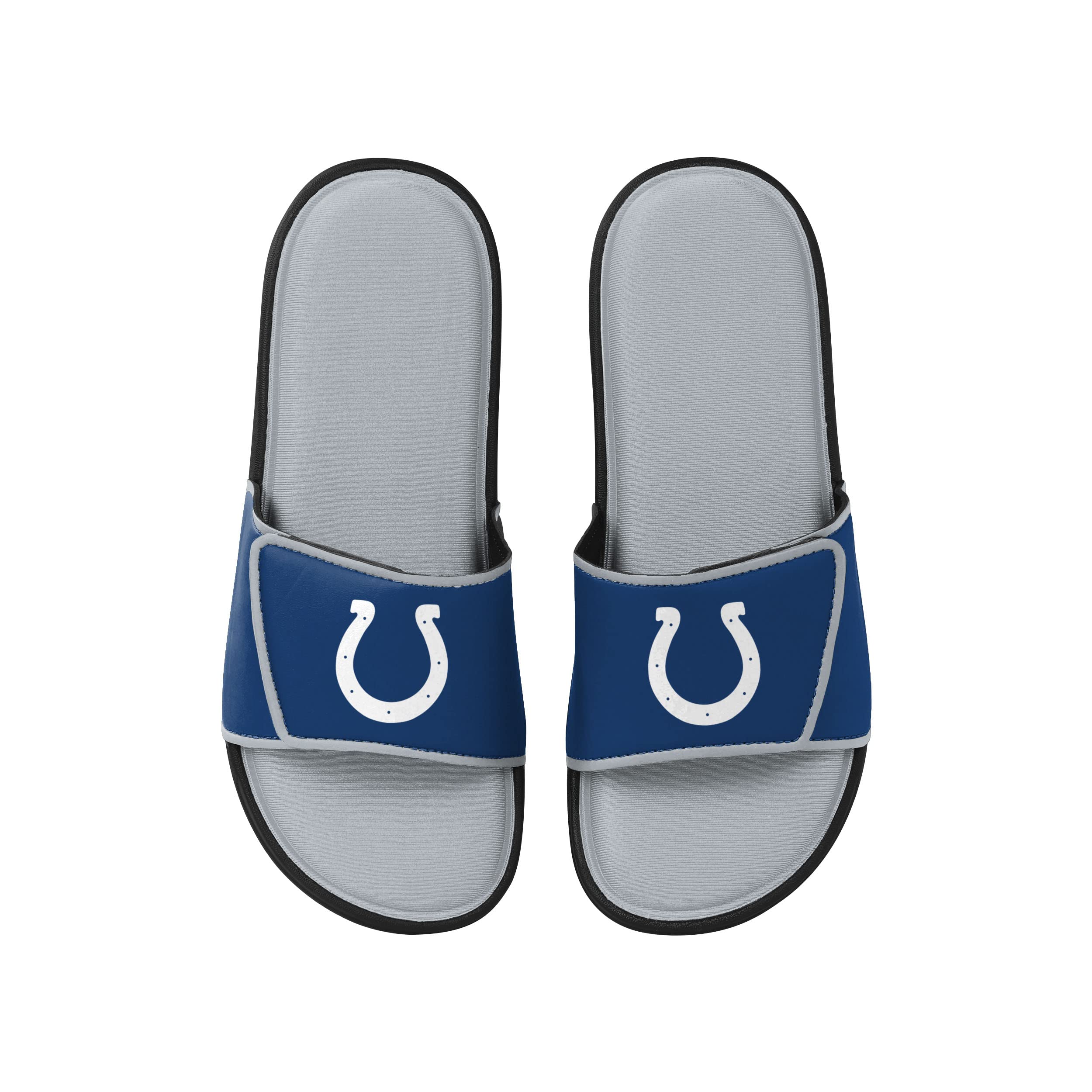 FOCO Indianapolis Colts NFL Mens Foam Sport Slide - L