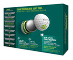 Taylor Made Unisexs Tour Response Golf Ball, White, One Size