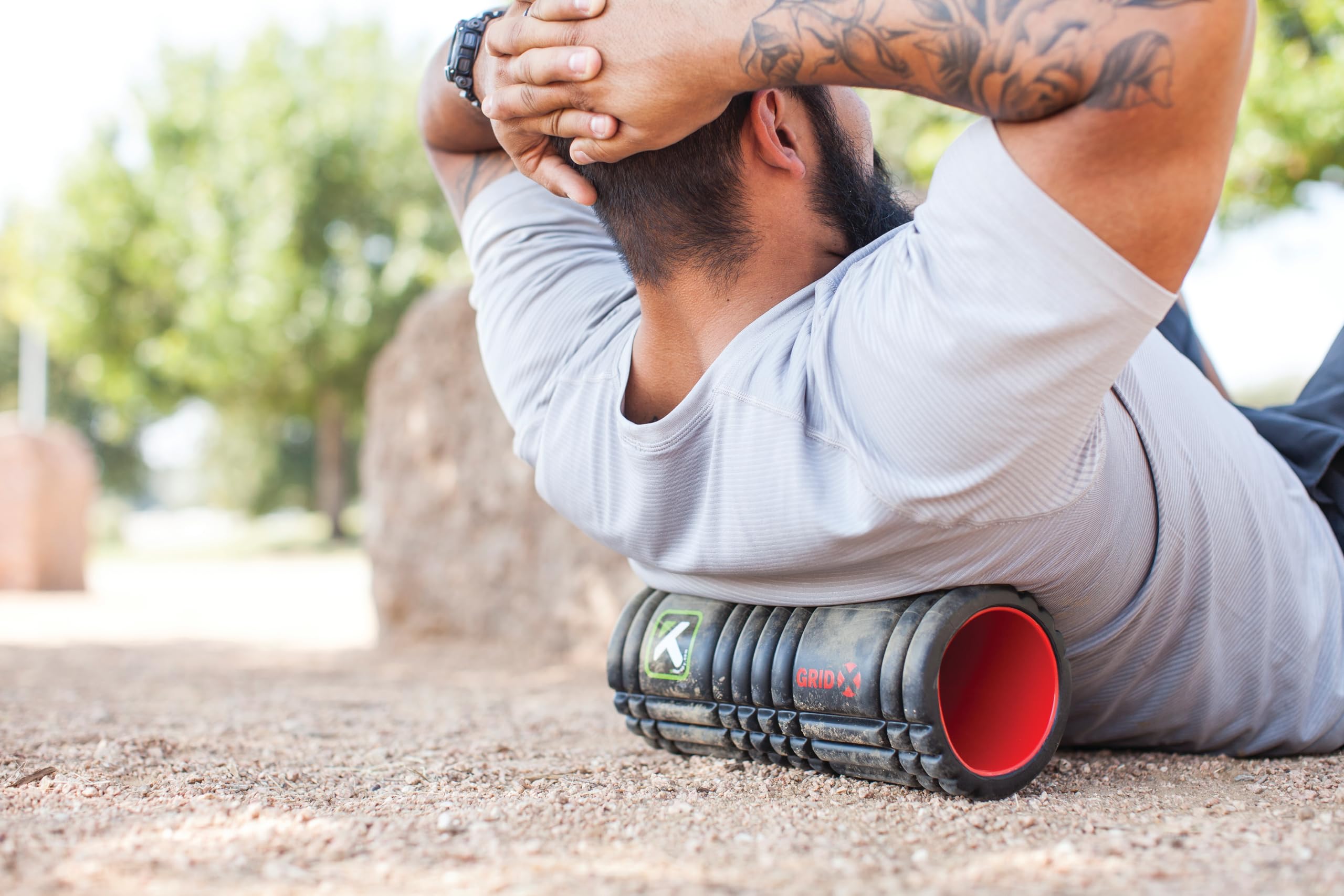 Trigger Point Performance Triggerpoint Grid X Foam Roller With Free Online Instructional Videos, Extra Firm (13-Inch)