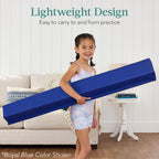 Best Choice Products 8Ft Folding Floor Balance Beam 2-Panel For Gymnastics Practice, Exercise - Pink