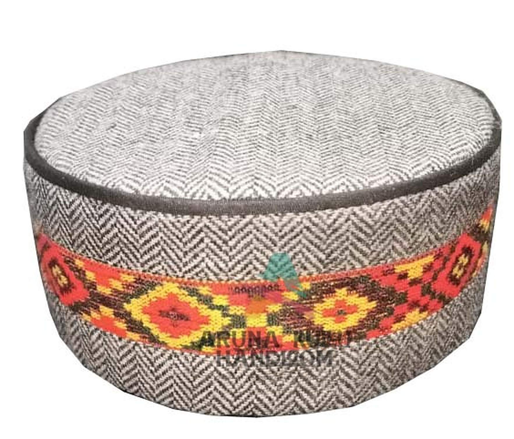Aruna Kullu Handloom Unisex Wool Himachal Cap Grey