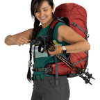 Osprey Tempest 33L Womens Lightweight Hiking Backpack - Daypack for Travel & Camping, Anchor Blue/Atlas