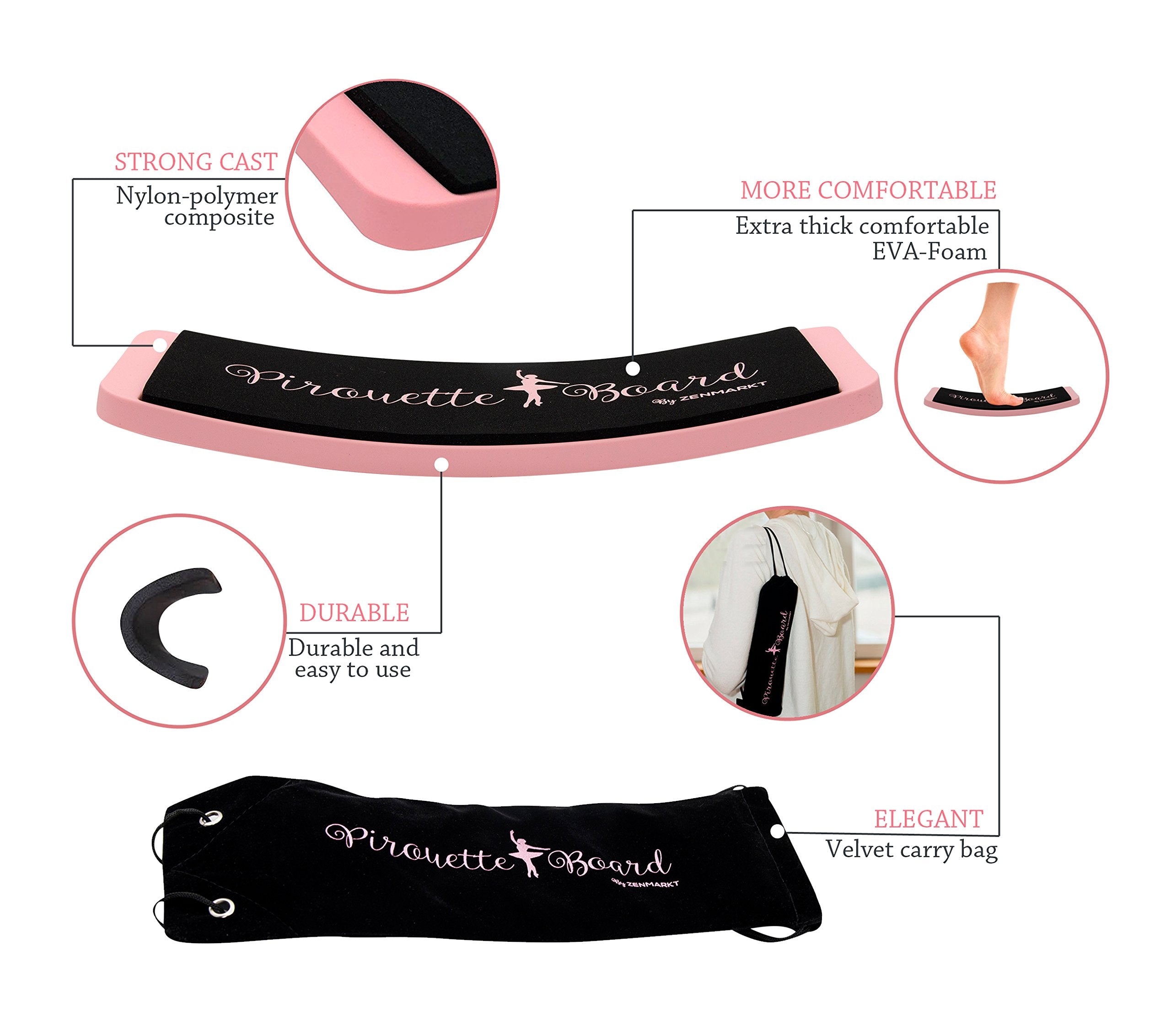 Zenmarkt Ballet Turning Board For Dancers - Figure Skating Ballet Dance Turning Pirouette Board By Improve Balance And Turns - T