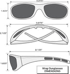 Siskiyou Gifts Co, Inc. 2Fsg155Nfl Seattle Seahawks Wrap Sunglasses