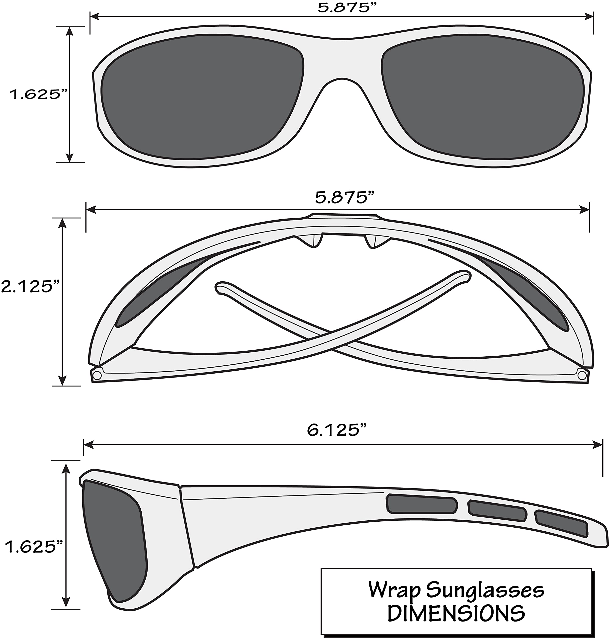 Siskiyou Gifts Co, Inc. 2Fsg155Nfl Seattle Seahawks Wrap Sunglasses