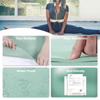 Yoga Mat Non Slip, Pilates Fitness Mats, Eco Friendly, Anti-Tear 1/4 Thick Yoga Mats for Women, Exercise Mats for Home Workout w