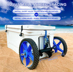 Zlsztmi Upgraded Cooler Wheel Kit For Yeti/Rtic/Igloo Coolers Wheel Spacing Up To19.8 Inches -12 In Wheels Height Adjustable Car