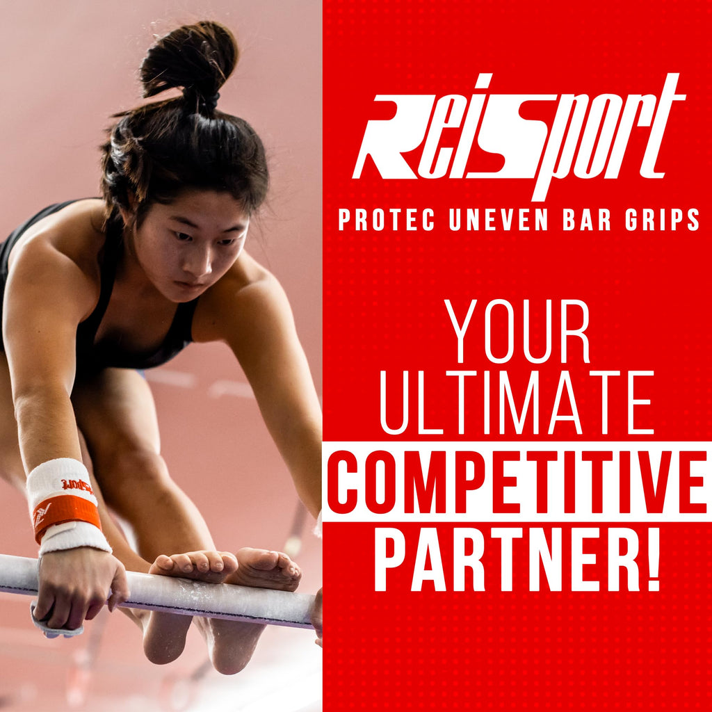 Reisport Womens Protec Elite Hook & Loop Uneven Bar Grips, Gymnastics, X-Small (0)