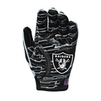 Wilson Nfl Stretch Fit Football Gloves - Youth, Las Vegas Raiders